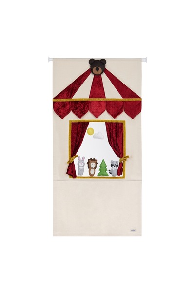 Tale Of Magic Kukla Tiyatrosu Bordo Altın Orman Dostları Mini Set