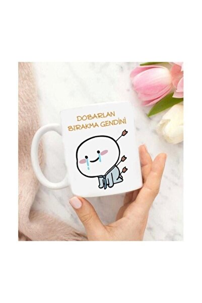 IŞILAY REKLAM Dobarlan Bıragma Gendini Tasarımlı Kupa Bardak