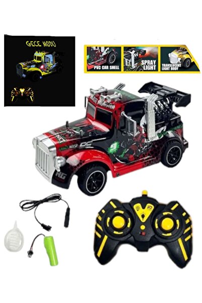 REMOTE CONTROL FULL FUNCTION STEAM SMOKE CHARMING TOY TRUCK WITH CARDAN CHARM