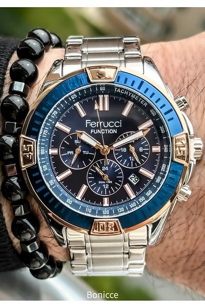 Ferrucci Rose Men's Wristwatch+Bracelet