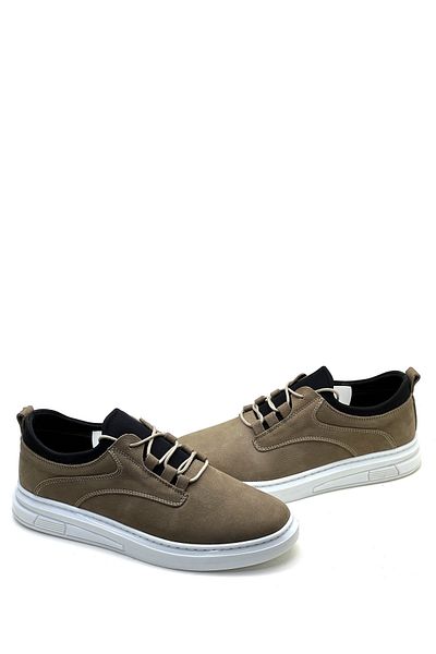 grado Men's Casual Sneakers - Genuine Leather, Sand Color 3007