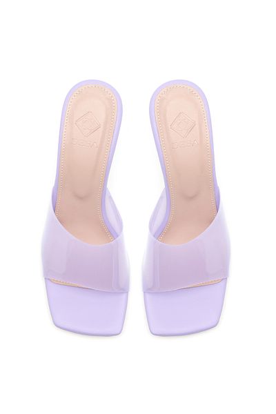 Desa Crabbe Lilac Women's Transparent Slippers