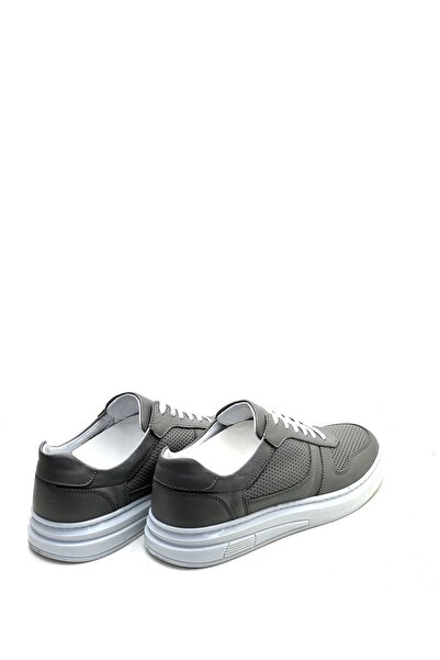 grado Men's Casual Genuine Leather Sneakers - Gray 6110