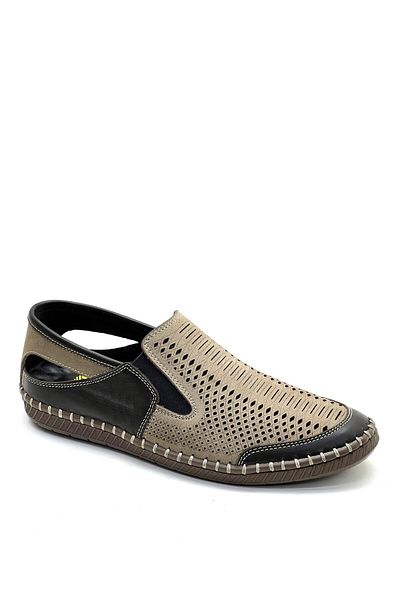 grado Genuine Leather Men's Summer Shoes Sand Color 1135-13
