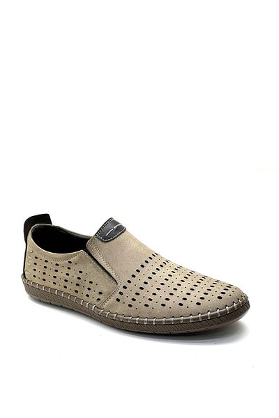 grado Men's Leather Summer Shoes - Sand Color 1503-5
