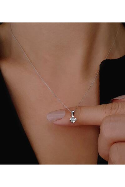 Sirius Pırlanta F Renk 0,10 Karat Pırlanta Tektaş Kolye