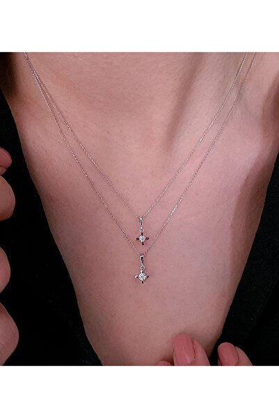 Sirius Pırlanta F Renk 0,05 Karat Pırlanta Tektaş Kolye