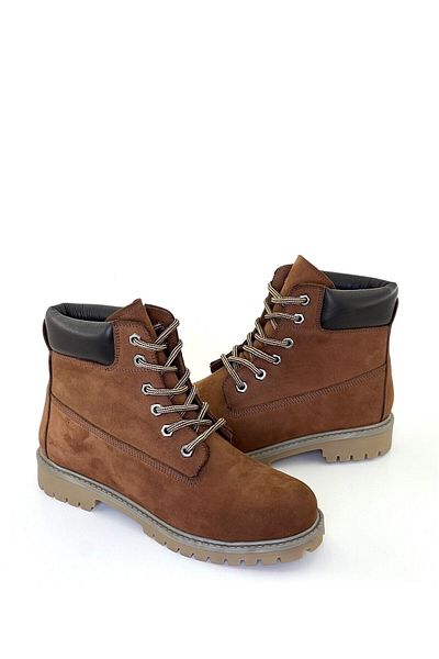 grado Genuine Leather Men's Boots Anti-Slip Sole Tan Color Tmb-1