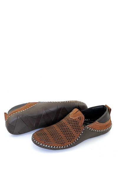 grado Genuine Leather Men's Summer Perforated Comfort Tan Color 01-30
