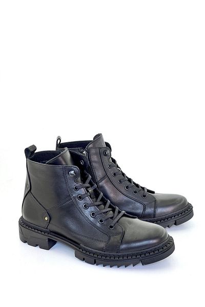 grado Genuine Leather Men's Daily Boots Black 4966