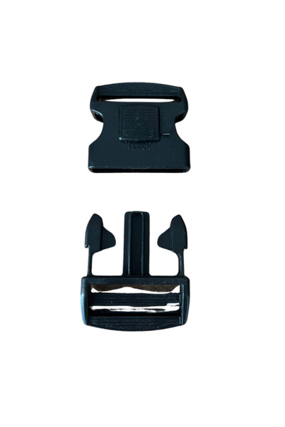 jbox Voo10 Black Plastic Buckle, Adjustable Bag buckle