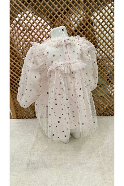 Babydola Baby Girl Star Tulle Birthday and Party Dress