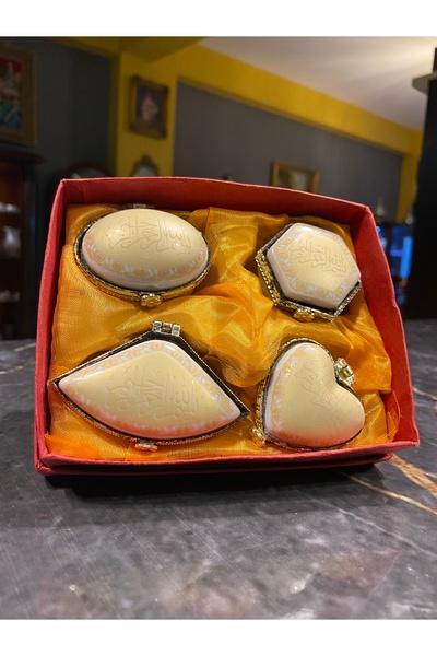 AntikHacı Vintage Porselen Takı Kutusu Seti