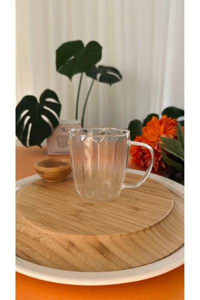 Luca Mia Doğa Kulplu Cam Bardak