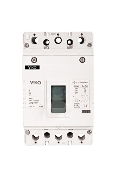 Viko Vmf1-63-4-sn2 63a 4 Kutuplu 25ka Sabit Kompakt Şalter