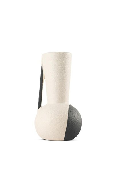 selin dekor 21CM crno-bela vaza/ukras