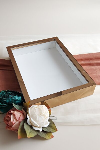hobicehayaller 25x35 Cm Deep Memory Frame!New Fashion Rose Boxes!Engagement Flower Design!