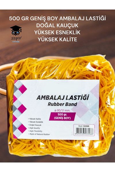 SEYFİKİRTASİYE 500 Gr Wide Size Packing Rubber Natural Rubber High Flexibility High Quality