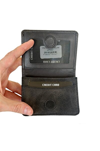 Claw محفظة جلدية لحمل البطاقات