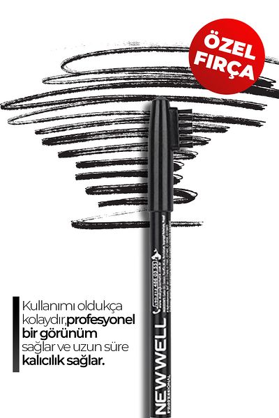 New Well Eyebrow Pencil Black EB0018680923304762
