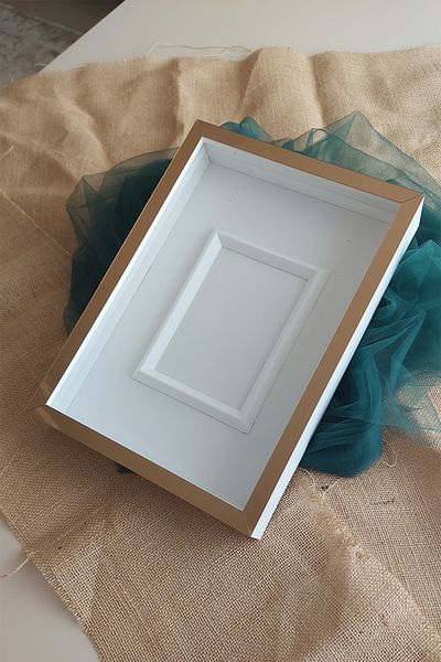 hobicehayaller Rama de memorie 25x35 cu sectiune foto! Cutii de trandafiri cu lamele triunghiulare