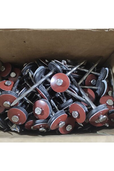 orallar ÇATI ÇİVİSİ KIRMIZI OYNAR BAŞLI CONTALI 2.5 KG 70 MM 1 PAKET