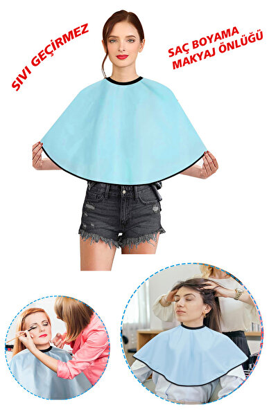 KAŞIKBEY Make up Makyaj Saç Boyası Önlüğü Su Sıvı Geçirmez Saç Serumu Toniği ...