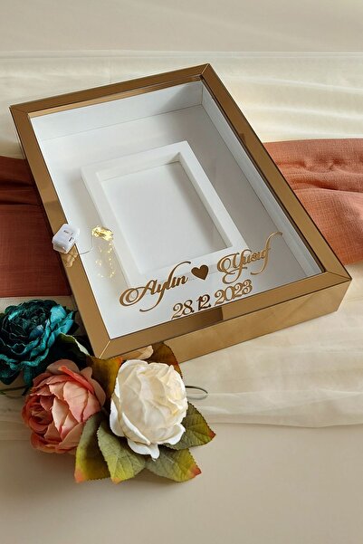 hobicehayaller 25x35 İsimli ve Ledli Fotoğraf Bölümlü Anı Çerçevesi! Plastik ...