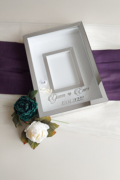 hobicehayaller Κορνίζα μνήμης 25x35 με φωτογραφικό τμήμα με λάμψη και LED! Νέ...