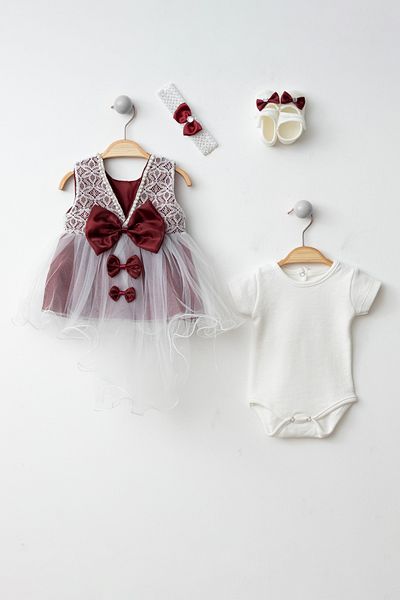 Teymbaby Mevlüt Evening Dress for Baby Girl - Baby Shower Gift