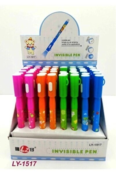 tüftürük Invisible Pen with Teddy Bear Pattern 3 Pieces & 3 Different Colors