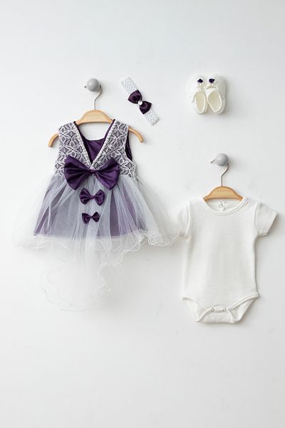 Teymbaby Mevlüt Evening Dress for Baby Girl - Baby Shower Gift