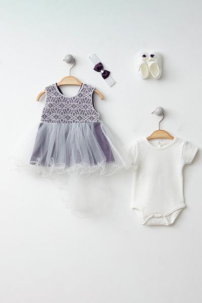 Teymbaby Mevlüt Evening Dress for Baby Girl - Baby Shower Gift