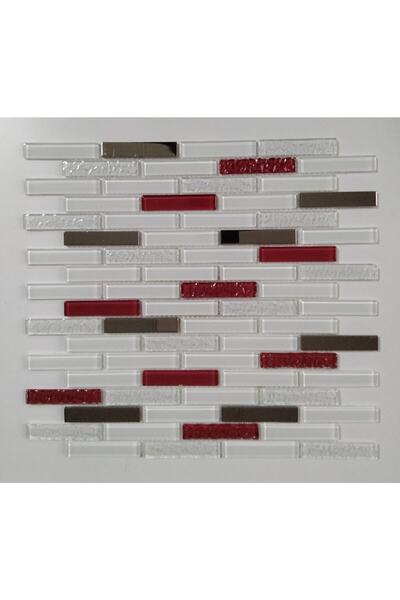 MozaiKristaL Mutfak Tezgah Arası 15x73x4 Mm Kristal Mozaik ( 1 Koli = 1 M2 Fi...
