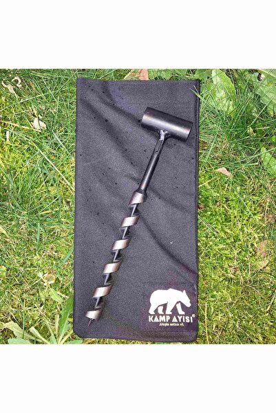 Kamp Ayısı ® Nordic™ Delme Çapı 18 Mm - Bushcraft Isveç El Burgusu Boyunduruk Isveç Ocağı Outdoor Kamp Ekipmanı