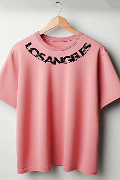 Vordevia Los Anđeles Štampano Štampano Oversize kroj T-shirt