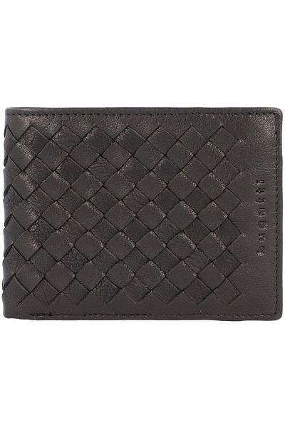 BUGATTI Woven wallet leather 13 cm