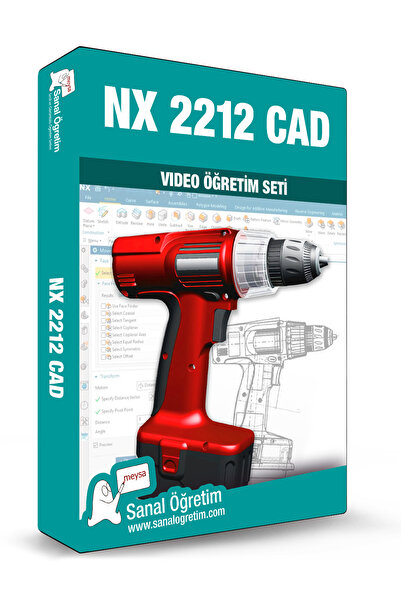 Sanal Öğretim Siemens NX 2212 CAD Video Ders Eğitim Seti