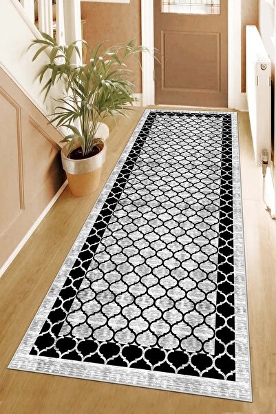 on the clouds Geometrik Desenli Osmanlı Motif Dijital Baskı Yıkanabilir Kayma...