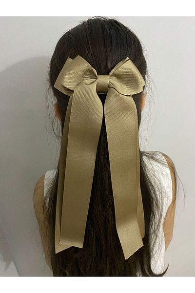 Stil Tasarım Toka Κούμπωμα σε καφέ χρώμα με μακρύ κόψιμο