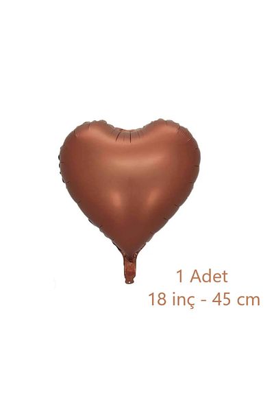 LOTUS PARTY 3 Year Old Brown Birth Set - Number Foil Balloon and Heart with Cute Teddy Bear