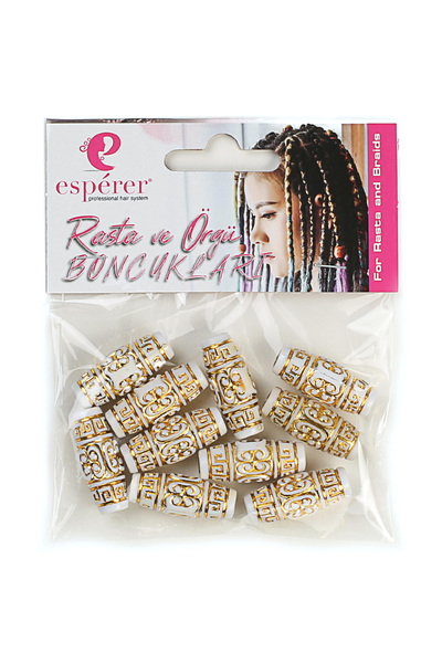 Mina Peruk Set de mărgele pentru împletitură și rasta - OB08