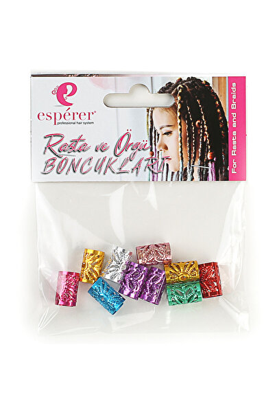 Mina Peruk Set de mărgele pentru împletire și rasta - OB22