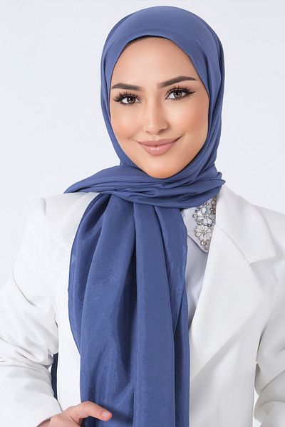 HAREM SCARF Σκούρο σάλι Indigo Brisa Voile