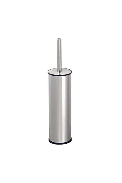 MCK Plus 5 Liter Rust Chrome 2-Piece Bathroom Set Pedal Trash Can Wc Toilet Bowl Toilet Brush Set Bathroom