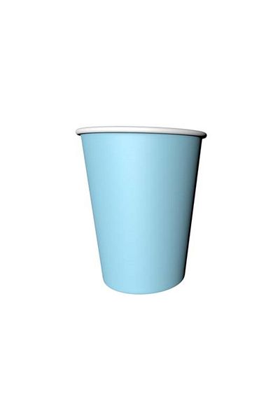 BalonEvi LIGHT BLUE PASTEL COLOR 8-PIECE GLASS