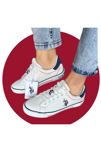 U.S. Polo Assn. U.S. POLO ASSN. Λευκό Απλό Sneaker - Γυναικείο