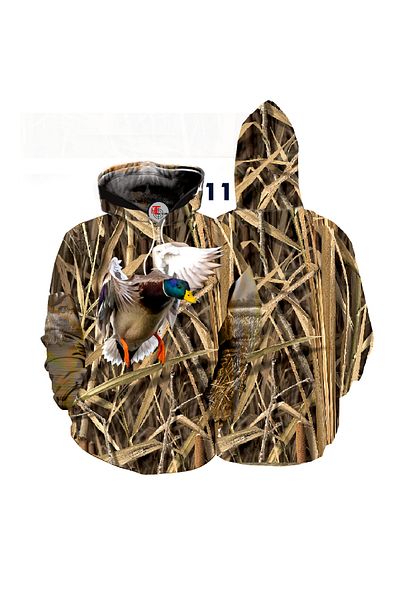 Butik Saz pattern duck with fleece