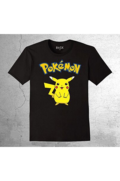 CONSTRAİN Pokemon Pikachu Pikaçu Pika Pika Tişört Çocuk T-shirt