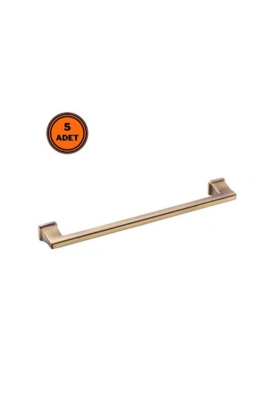 EYM 5 Adet Doğanlar Techno 160 mm Mobilya Kulp Olifka Antik Sarı